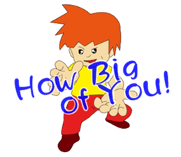 Kungfu Kid ~ WuHsia ,Idioms 1 sticker #8883747