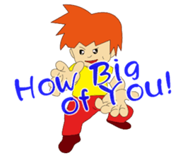 Kungfu Kid ~ WuHsia ,Idioms 1 sticker #8883747