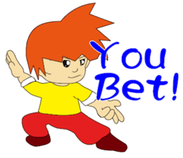 Kungfu Kid ~ WuHsia ,Idioms 1 sticker #8883753