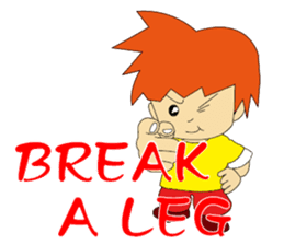 Kungfu Kid ~ WuHsia ,Idioms 1 sticker #8883754