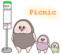 Plump plump! Mamdan-kun 3 sticker #8884070