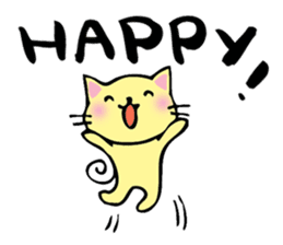 cat and musical instrument sticker #8884422