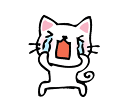 cat and musical instrument sticker #8884451