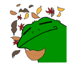 frog that made a legend sticker #8884668