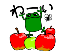 frog that made a legend sticker #8884670