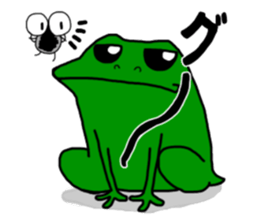 frog that made a legend sticker #8884671