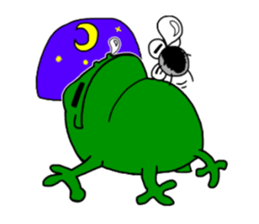 frog that made a legend sticker #8884672