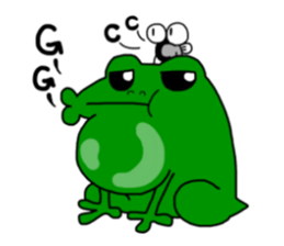 frog that made a legend sticker #8884674