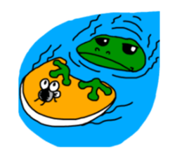 frog that made a legend sticker #8884680