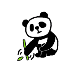 Panda Pan-chan. sticker #8884950