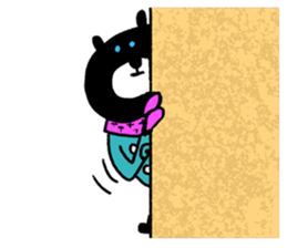 Black bear!! sticker #8885109