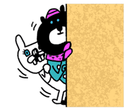 Black bear!! sticker #8885110