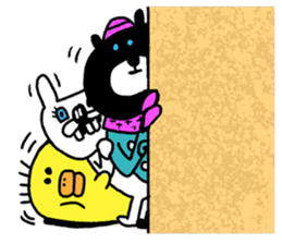 Black bear!! sticker #8885111