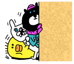 Black bear!! sticker #8885111