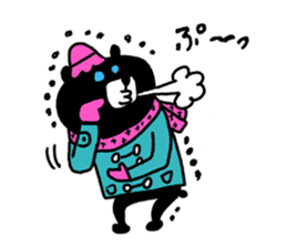 Black bear!! sticker #8885116