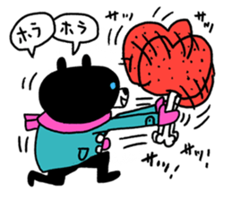 Black bear!! sticker #8885121