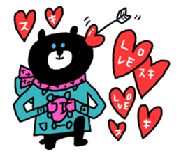 Black bear!! sticker #8885124