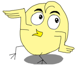 chick baby sticker #8885231