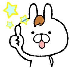 Frequently used words rabbit6 sticker #8885262