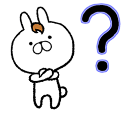 Frequently used words rabbit6 sticker #8885272