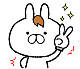 Frequently used words rabbit6 sticker #8885275