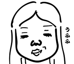 Japanese old-fashioned beautiful woman 2 sticker #8885298