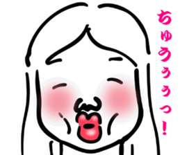 Japanese old-fashioned beautiful woman 2 sticker #8885299