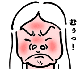 Japanese old-fashioned beautiful woman 2 sticker #8885305