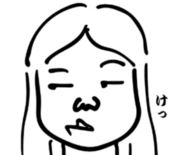 Japanese old-fashioned beautiful woman 2 sticker #8885309