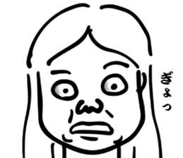 Japanese old-fashioned beautiful woman 2 sticker #8885312