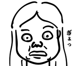 Japanese old-fashioned beautiful woman 2 sticker #8885312