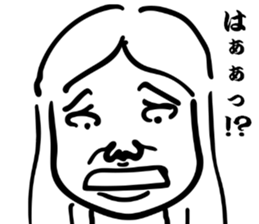 Japanese old-fashioned beautiful woman 2 sticker #8885313