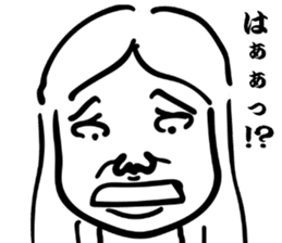 Japanese old-fashioned beautiful woman 2 sticker #8885313