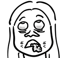 Japanese old-fashioned beautiful woman 2 sticker #8885314