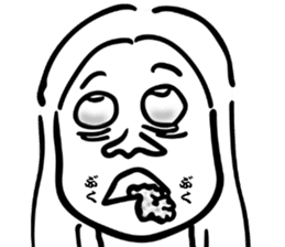 Japanese old-fashioned beautiful woman 2 sticker #8885314