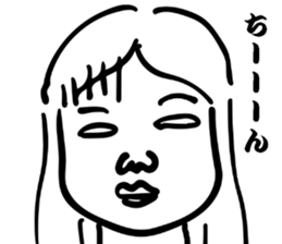 Japanese old-fashioned beautiful woman 2 sticker #8885315