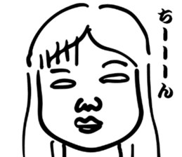 Japanese old-fashioned beautiful woman 2 sticker #8885315