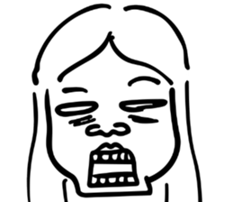 Japanese old-fashioned beautiful woman 2 sticker #8885316