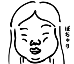 Japanese old-fashioned beautiful woman 2 sticker #8885324