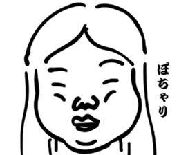 Japanese old-fashioned beautiful woman 2 sticker #8885324
