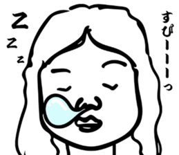 Japanese old-fashioned beautiful woman 2 sticker #8885327