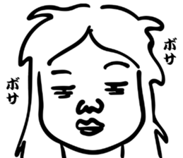 Japanese old-fashioned beautiful woman 2 sticker #8885328