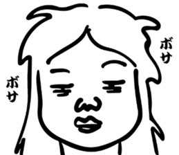 Japanese old-fashioned beautiful woman 2 sticker #8885328