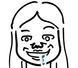 Japanese old-fashioned beautiful woman 2 sticker #8885332