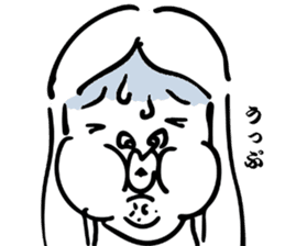 Japanese old-fashioned beautiful woman 2 sticker #8885333