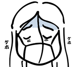 Japanese old-fashioned beautiful woman 2 sticker #8885334