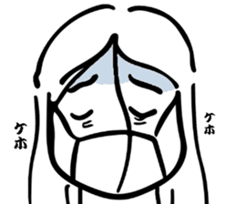 Japanese old-fashioned beautiful woman 2 sticker #8885334