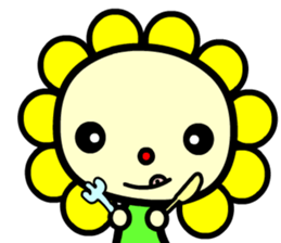 the flower kid sticker #8885474