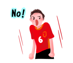 Football boy's sticker sticker #8885986