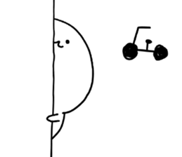 SIMPLE White neighbor sticker #8886620